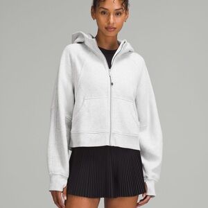 LULULEMON Scuba Full-Zip oversized Hoodie, Heathered Core Ultra Light Grey, M/L